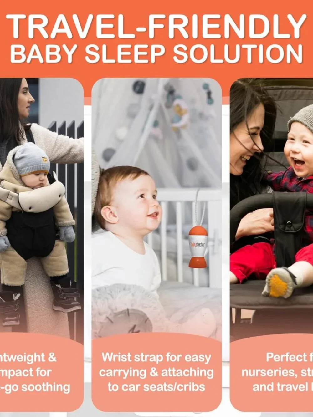 Portable Sound Machine - Mom-Like 'Shh!' Sound for Baby, Sleeping Soother, Newbo - Picture 5 of 8